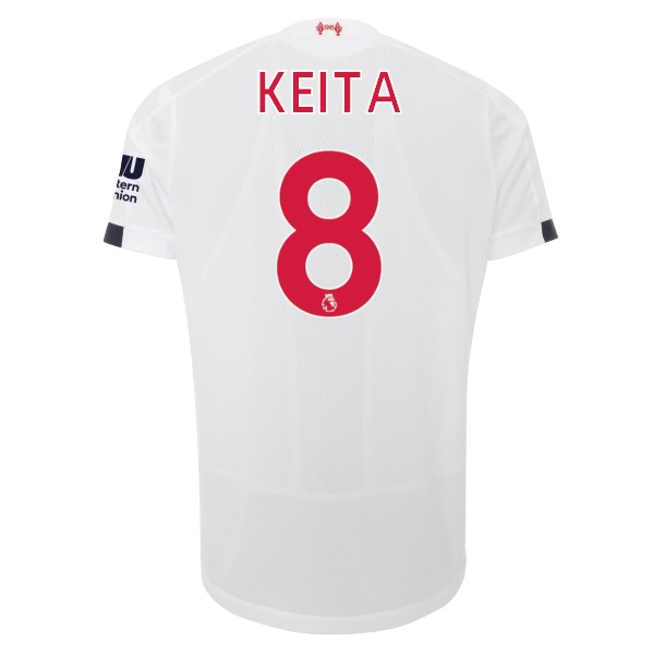 Camiseta Liverpool NO.8 Keita 2ª 2019 2020 Blanco